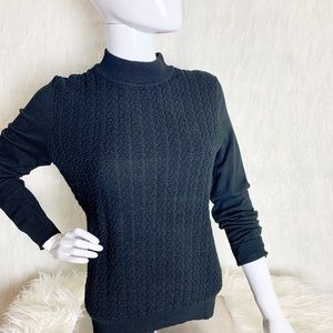 White House Black Market Black sweater sz M